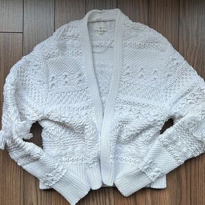 LOU & GREY Cotton Blend Boho Cardigan oversized XXS-S